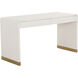 Ilona 55 X 22 inch Oyster Shagreen Desk